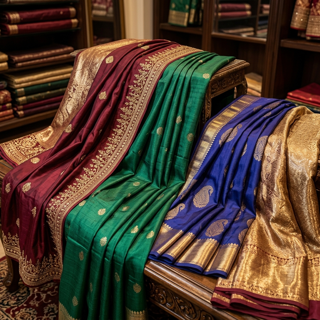 Premium fabric collection at Sanjay Cut Piece, Thane